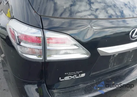 2010 Lexus Rx 350 z USA, uszkodzony, nr VIN 2T2BK1BA9AC035332